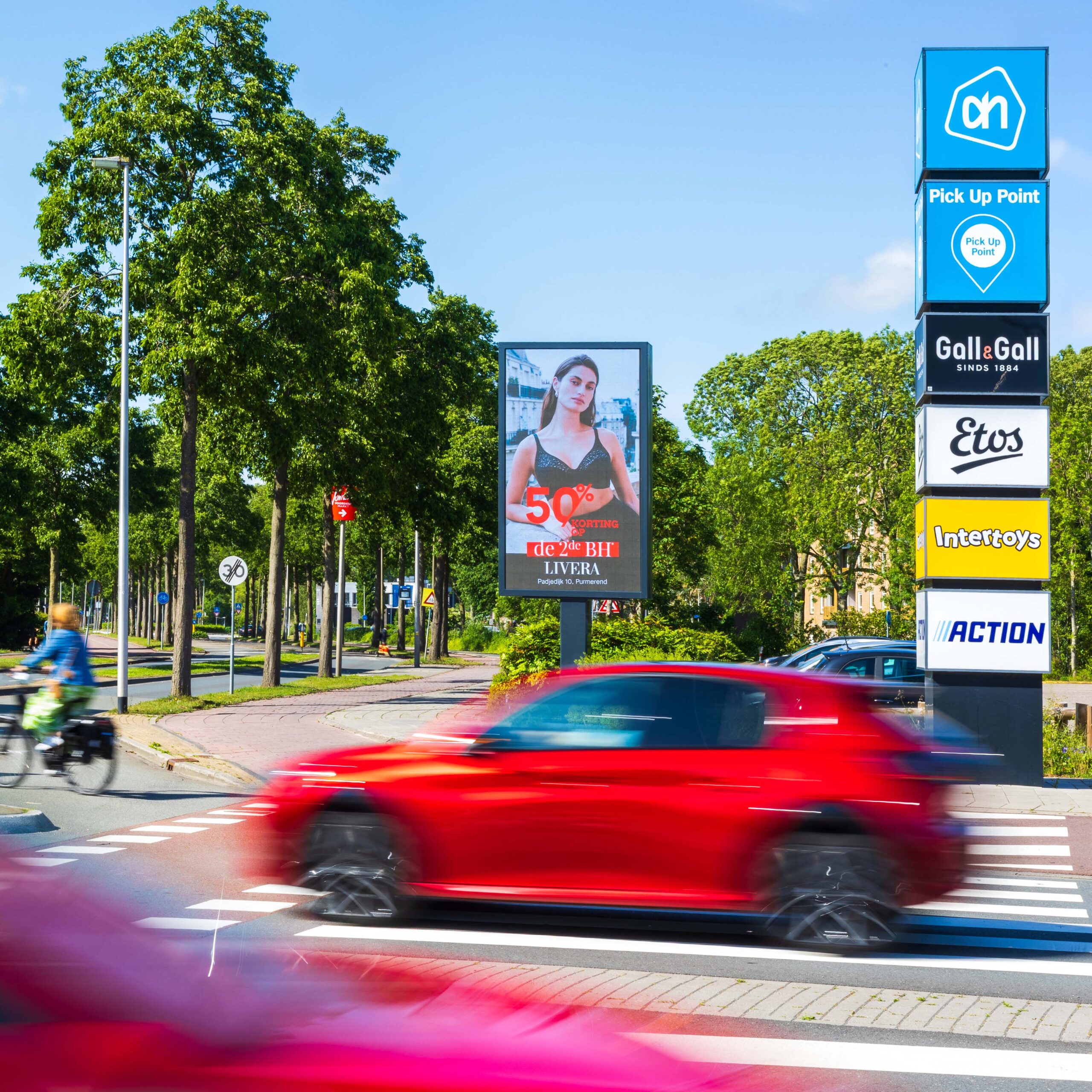 Digitale schermen Centercom Purmerend