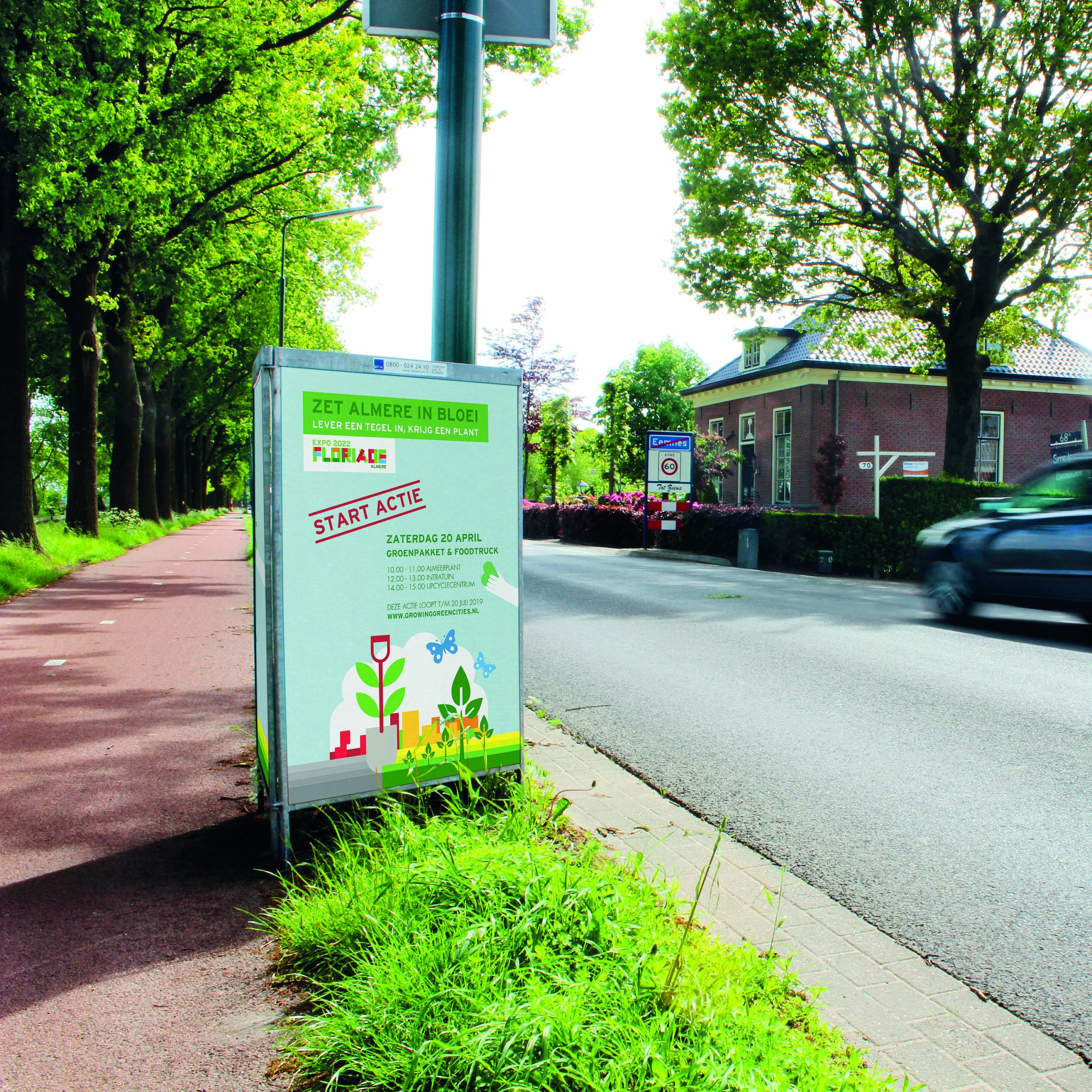 Losse driehoeksborden Centercom